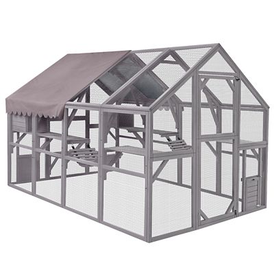 Aivituvin Outdoor Cat Run Large Cat Enclosure, AIR52