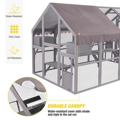 Image showing  Outdoor Cat Run Large Cat Enclosure