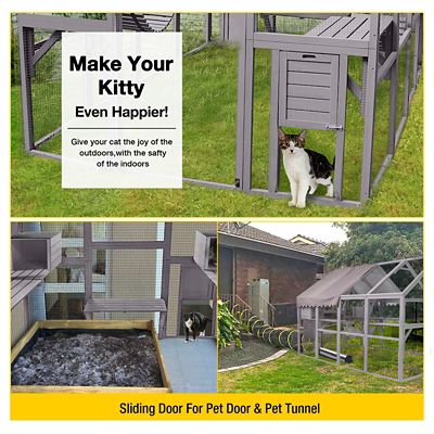 Image showing  Outdoor Cat Run Large Cat Enclosure
