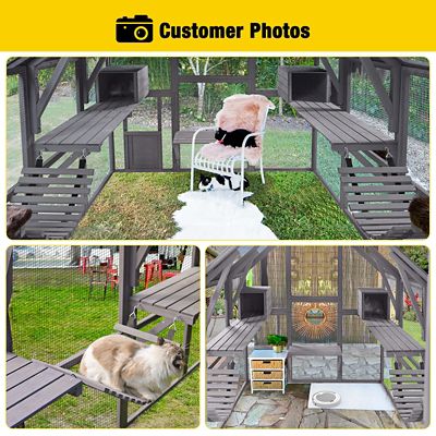 Image showing 5 th Aivituvin Outdoor Cat Run Large Cat Enclosure