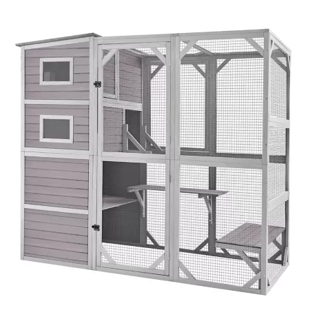 Large outdoor cat enclosure Aivituvin Catios