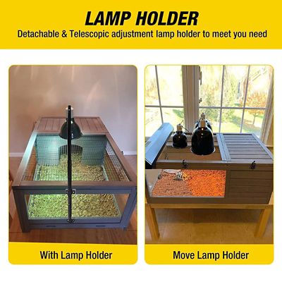 Image showing  Wooden Tortoise Habitat Reptile Cage