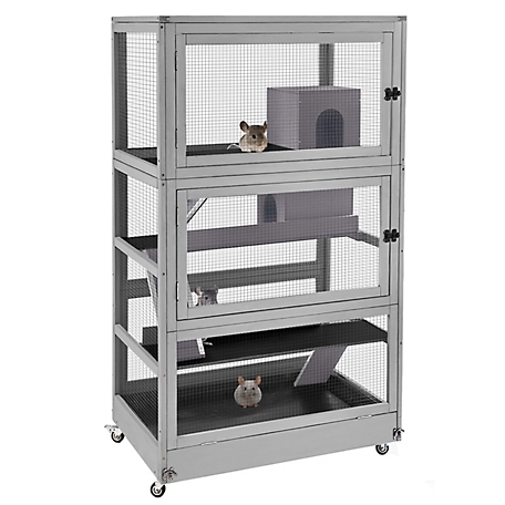 Aivituvin Large Wooden Chinchilla Ferret Cage, AIR56