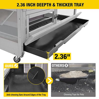 Image showing  Wooden Hamster Cage for Dwarf Syrian Hamsters