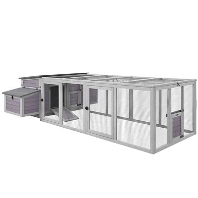 Aivituvin Large Chicken Coop with Run, 4 to 6 Chicken Capacity