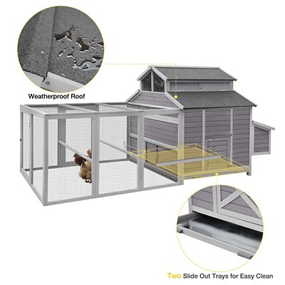 Image showing  Big Duck Coop Extra Large Chicken Coop, 4 to 6 Chicken/Duck Capacity