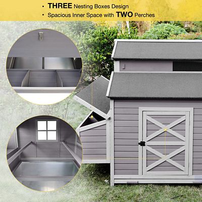 Image showing  Big Duck Coop Extra Large Chicken Coop, 4 to 6 Chicken/Duck Capacity