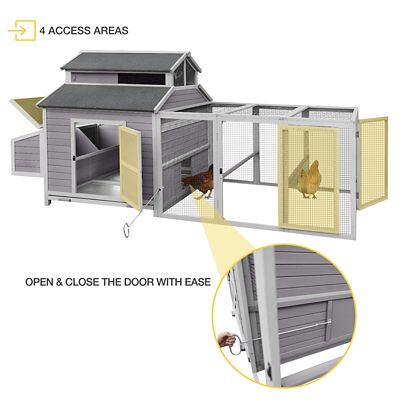 Image showing  Big Duck Coop Extra Large Chicken Coop, 4 to 6 Chicken/Duck Capacity