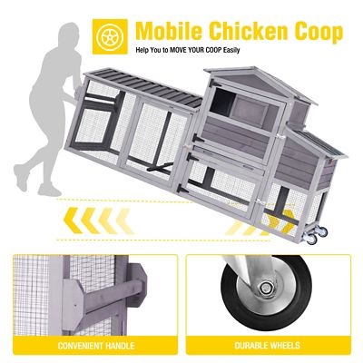 Image showing  Mobile Chicken Tractor, 2-3 Chicken Capacity