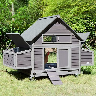 Image showing  Chicken Tractor Large Mobile Chicken Coop, 2 to 3 Chicken Capacity