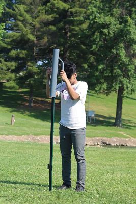 Image showing  7.5 in. Heavy-Duty Post Driver, 24 in., Rammer for Installing Fence Posts, Corrosion-Resistant, POSTDRIVERSMALL