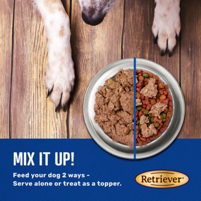 Image showing 5 th Retriever Adult Chopped Hi-Protein Chicken and Beef Flavor Multi-Pack Wet Dog Food, 13.2oz, 12 pk.