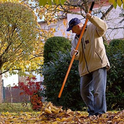 Image showing 6 th Ashman Bow Rake (1 Pack) Heavy Duty Rake to Gather Fallen Leaves, Equipped with Rubber Grip Handle, Rust Resistant