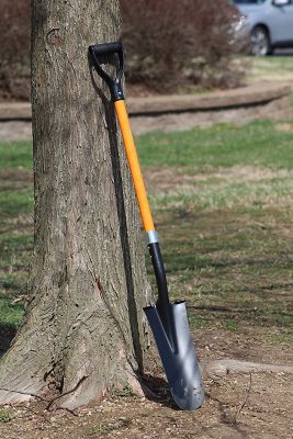 Image showing  Drain Spade Shovel (6 Pack) Long Handle Spade with D Handle Grip Durable Handle with a Metal Blade Multi-Purpose.