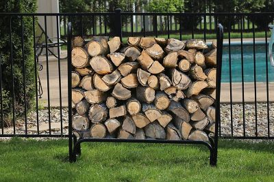 Image showing  Indoor/Outdoor Firewood Log Rack, 16 lb., 48 in. x 13.5 in.