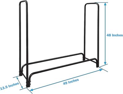 Image showing  Indoor/Outdoor Firewood Log Rack, 16 lb., 48 in. x 13.5 in.