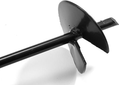 Image showing  15 in. Ground Anchor with 50 ft. of Galvanized Wire with Clamps, Securing Tents, Trampolines, Canopies, Carport, 4-Pack