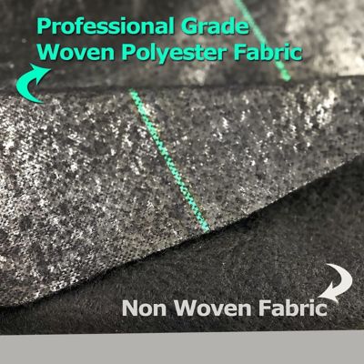 Image showing  Landscape Fabric Weed Blocking Mat, 3 ft. x 50 ft., Heavy-Duty Weed Barrier Protection