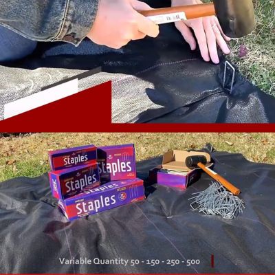 Image showing 5 th Ashman Landscape Fabric Weed Blocking Mat, 3 ft. x 50 ft., Heavy-Duty Weed Barrier Protection