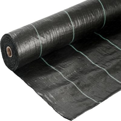 Ashman 4 ft. x 100 ft. Landscape Fabric Weed Blocking Mat, Heavy-Duty