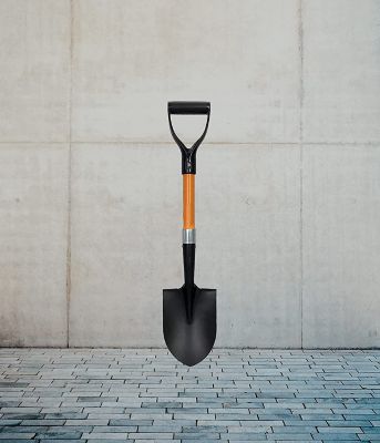 Ashman Mini Round Shovel (6 Pack) Durable Handle, with Comfortable Grip with a Sturdy Blade