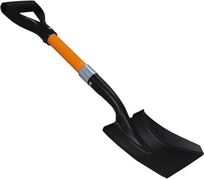 Image showing  Mini Square Shovel (1 Pack) with D-Cup Square Handle Shovel, Sturdy Build and Material