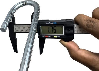 Image showing  12 in. Rust-Resistant Rebar Stake Anchor for Tents, Trampolines and More, 4-Pack