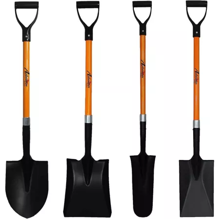 Ashman 41" Long D-Handle Assorted Shovel Set 4-Pack Shovels & Digging Tools