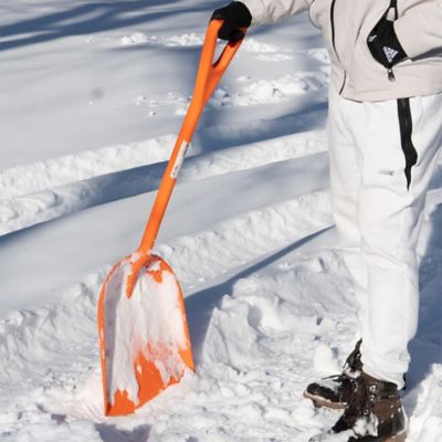Image showing  Plastic Snow Shovel, Made of High-Quality Hard Plastic, Durable Handle, 1-Pack