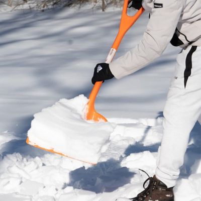 Image showing  Plastic Snow Shovel with Made of High-quality Hard Plastic Handle Durable (2 Pack).