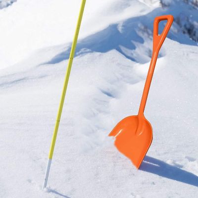 Image showing  Plastic Snow Shovel, Made of High-Quality Hard Plastic, Durable Handle, 6-Pack