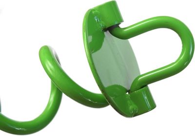 Image showing  16 in. Spiral Ground Anchors, Green, Ideal for Securing Animals, Tents, Canopies, Sheds, Swing Sets, 4-Pack