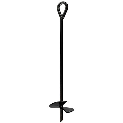 Ashman Heavy-Duty Ground Anchor 40-Inch in Length and 10MM Thick in Diameter, Ideal for Securing Animals, Tents, 1 Pack