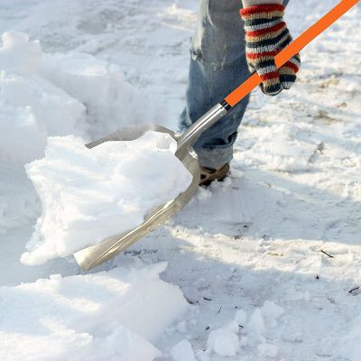 Image showing  Large Head Aluminum Lightweight and Multifunctional Durable and Heavy-Duty Snow Shovel, 6-Pack