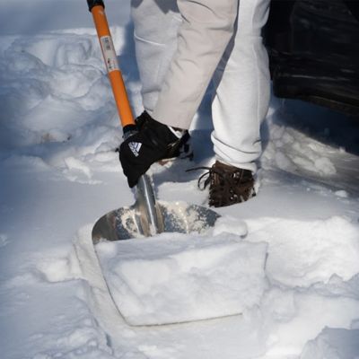 Image showing  Large Head Aluminum Lightweight and Multifunctional Durable and Heavy-Duty Snow Shovel, 6-Pack