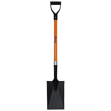 Ashman Spade Shovel (1 Pack) D Handle Grip, Durable Handle, Heavy Duty Premium Quality Multi-Purpose Spade Shovel