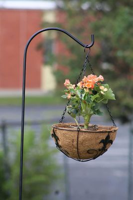 Image showing 1 th Ashman Plant Hanger Basket with Sword Design Hanging Flower Planter Basket, Ideal for Fences