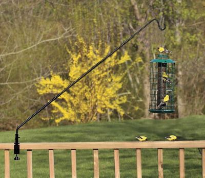 Image showing  Deck Hook Double Span (2 Pack) Ideal for Bird Feeders, Plant Hangers, Coconut Shells, Hanging Baskets, Lanterns.