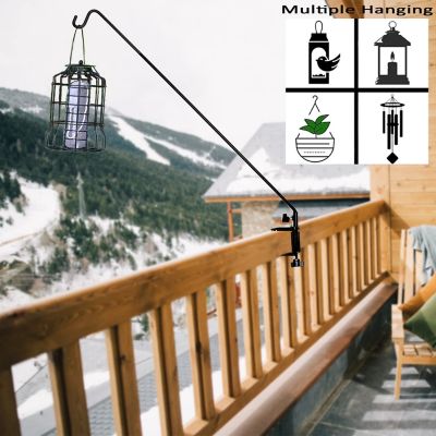 Image showing  Deck Hook Double Span (2 Pack) Ideal for Bird Feeders, Plant Hangers, Coconut Shells, Hanging Baskets, Lanterns.