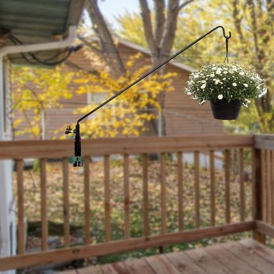 Image showing  Deck Hook Double Span (2 Pack) Ideal for Bird Feeders, Plant Hangers, Coconut Shells, Hanging Baskets, Lanterns.