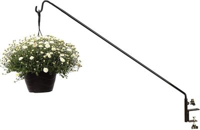 Image showing  Deck Hook Double Span (2 Pack) Ideal for Bird Feeders, Plant Hangers, Coconut Shells, Hanging Baskets, Lanterns.