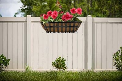 Image showing 5 th Ashman Metal Garden Trough Deck Planter with Coco Liners