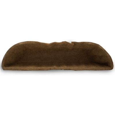 Image showing 7 th Ashman Metal Garden Trough Deck Planter with Coco Liners