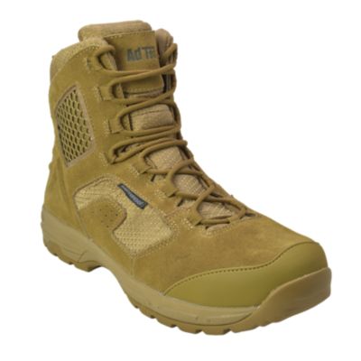 AdTec Men's 8 in. Suede Leather Side Zipper Waterproof Tactical Boot