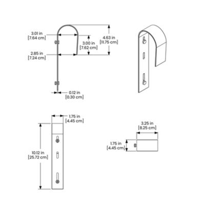 Image showing  Handrail Bracket, 2 pk.