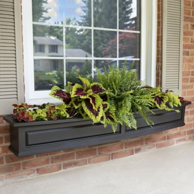Image showing  6.5 gal. Plastic Nantucket Window Box Planter, 6 ft.