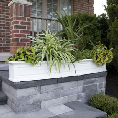 Image showing 3 th Mayne 6.5 gal. Plastic Nantucket Window Box Planter, 6 ft.