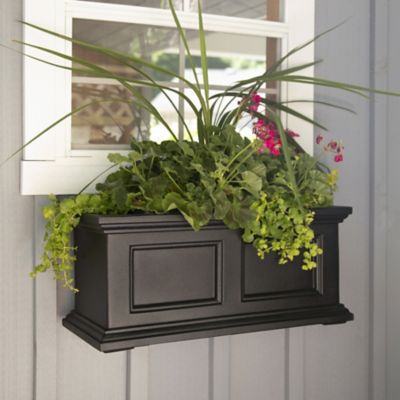 Image showing  4.1 gal. Plastic Fairfield Window Box Planter, 2 ft.