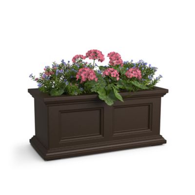 Mayne 4.1 gal. Plastic Fairfield Window Box Planter, 2 ft.