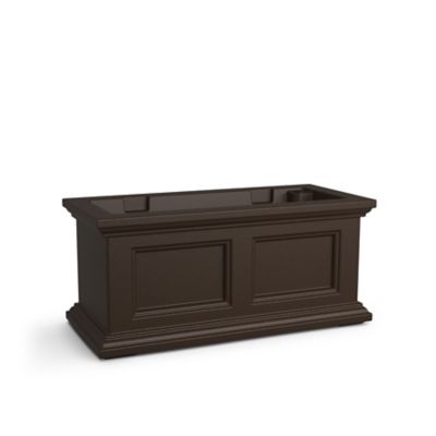 Image showing  4.1 gal. Plastic Fairfield Window Box Planter, 2 ft.
